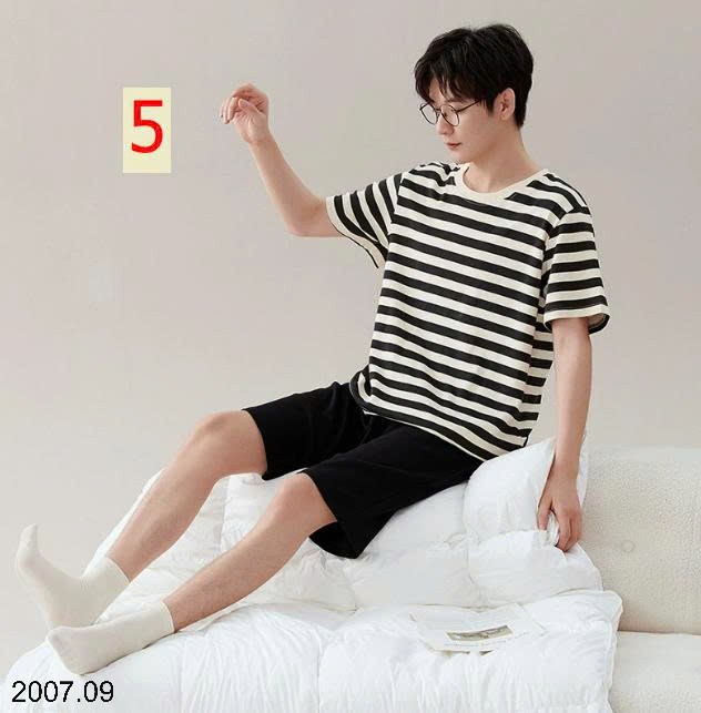 26HA2007.09 - BỘ MẶC NHÀ COTTON NAM