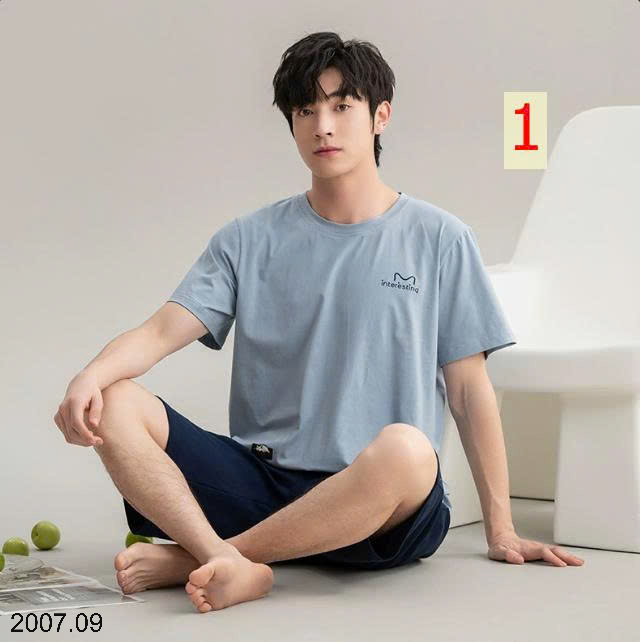 26HA2007.09 - BỘ MẶC NHÀ COTTON NAM