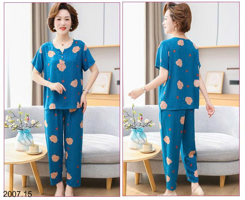 26HA2007.15 - BỘ LANH LỤA TRUNG NIÊN CHO MẸ