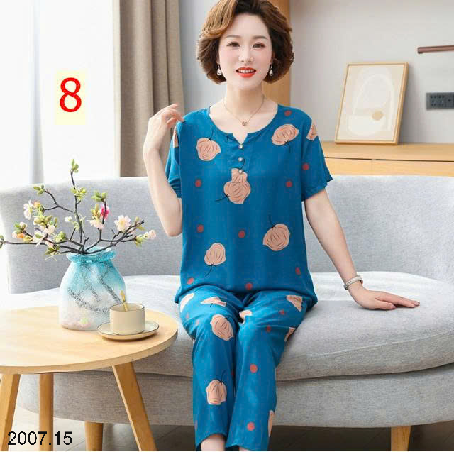 26HA2007.15 - BỘ LANH LỤA TRUNG NIÊN CHO MẸ