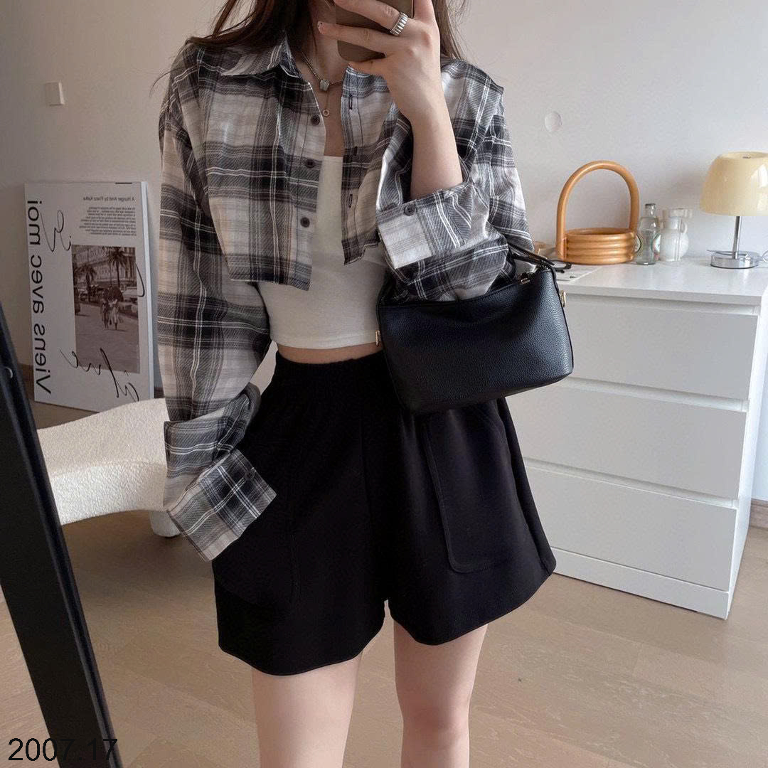 26HA2007.17 - QUẦN SHORT NỮ HÃNG BU XIAOJIU