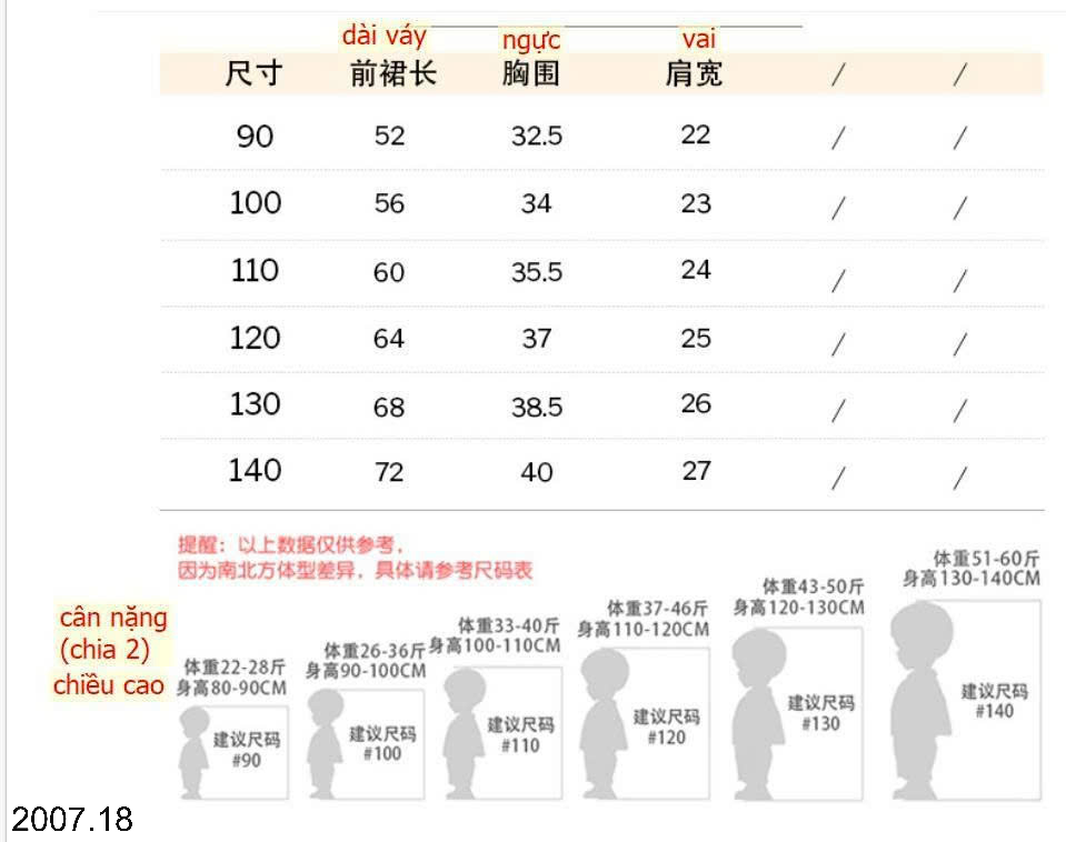 26HA2007.18 - VÁY BÉ GÁI CỔ THUYỀN THÊU HOA PREMIUM