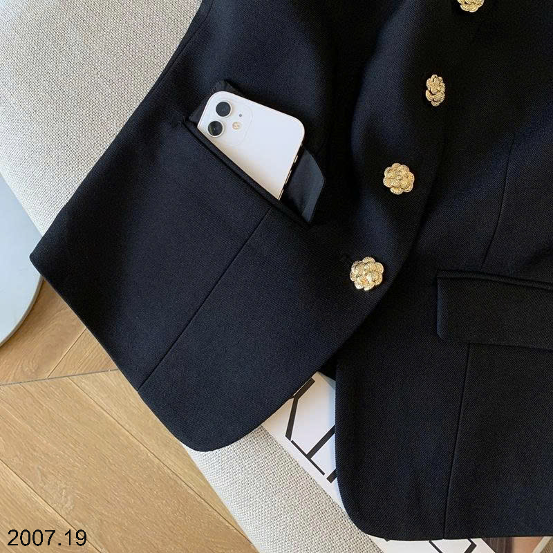 26HA2007.19 - ÁO VEST ĐEN SÁT NÁCH CHO NỮ