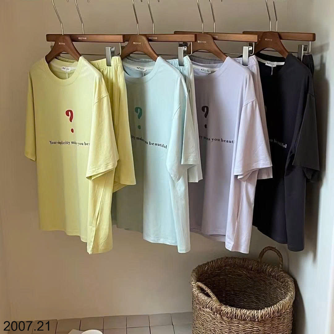 26HA2007.21 - BỘ COTTON NGUYÊN CHẤT CHO NỮ QUẢNG CHÂU