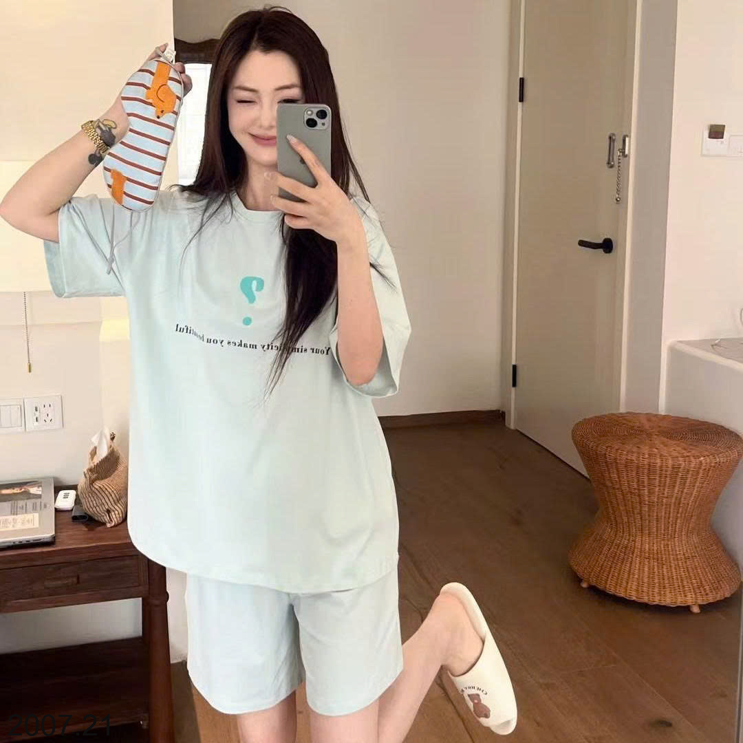 26HA2007.21 - BỘ COTTON NGUYÊN CHẤT CHO NỮ QUẢNG CHÂU