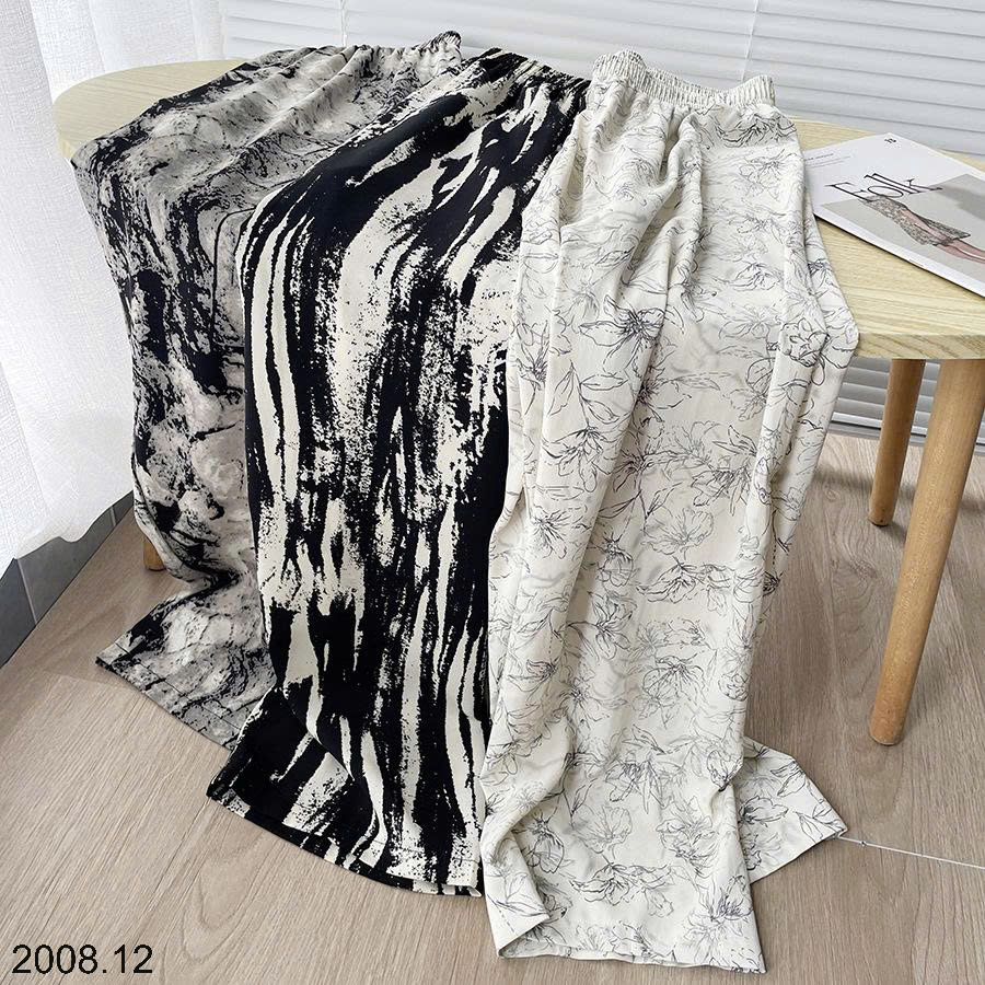 26HA2008.12 - QUẦN XUÔNG ỐNG RỘNG LOANG MÀU NỮ