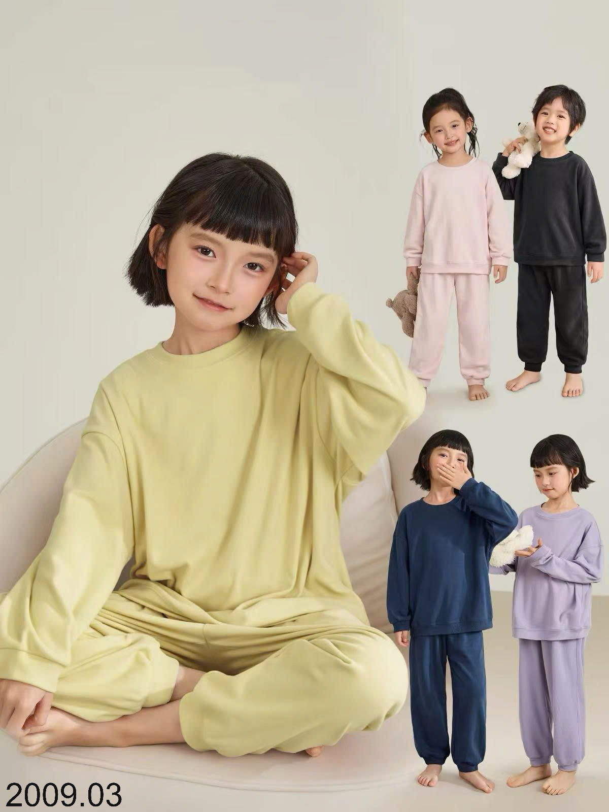 26HA2009.03 - BỘ THU ĐÔNG MẶC NHÀ CHO BÉ YÊU