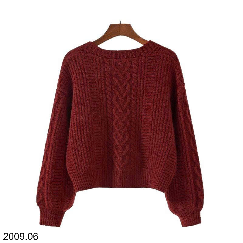 26HA2009.06 - ÁO KHOÁC CARDIGAN CỔ CHỮ V DÁNG RỘNG