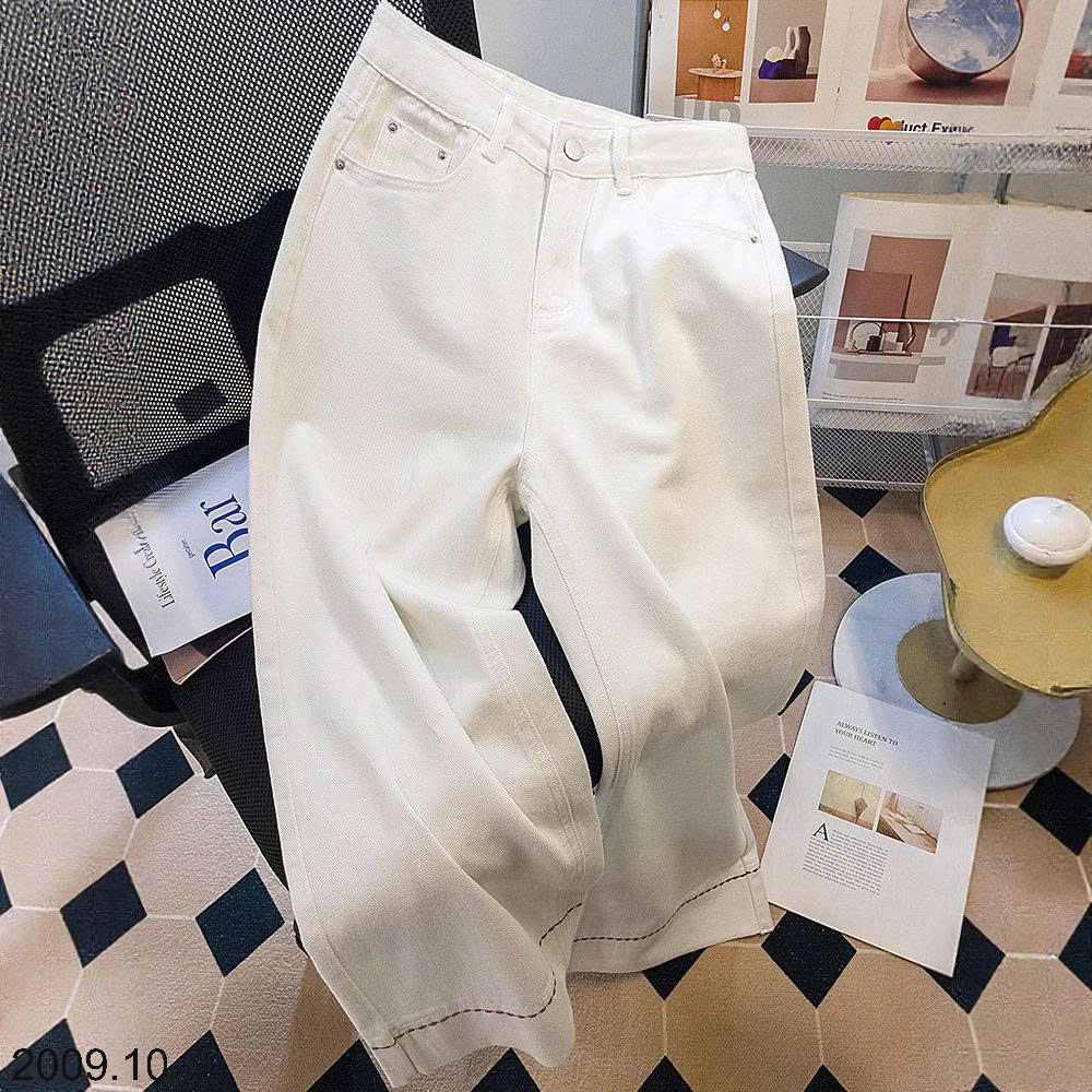 26HA2009.10 - QUẦN JEANS NỮ ỐNG RỘNG