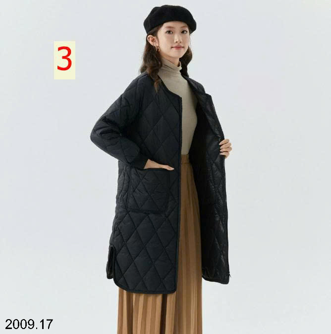 26HA2009.17 - ÁO PHAO TRẦN TRÁM DÁNG DÀI KHÔNG CỔ