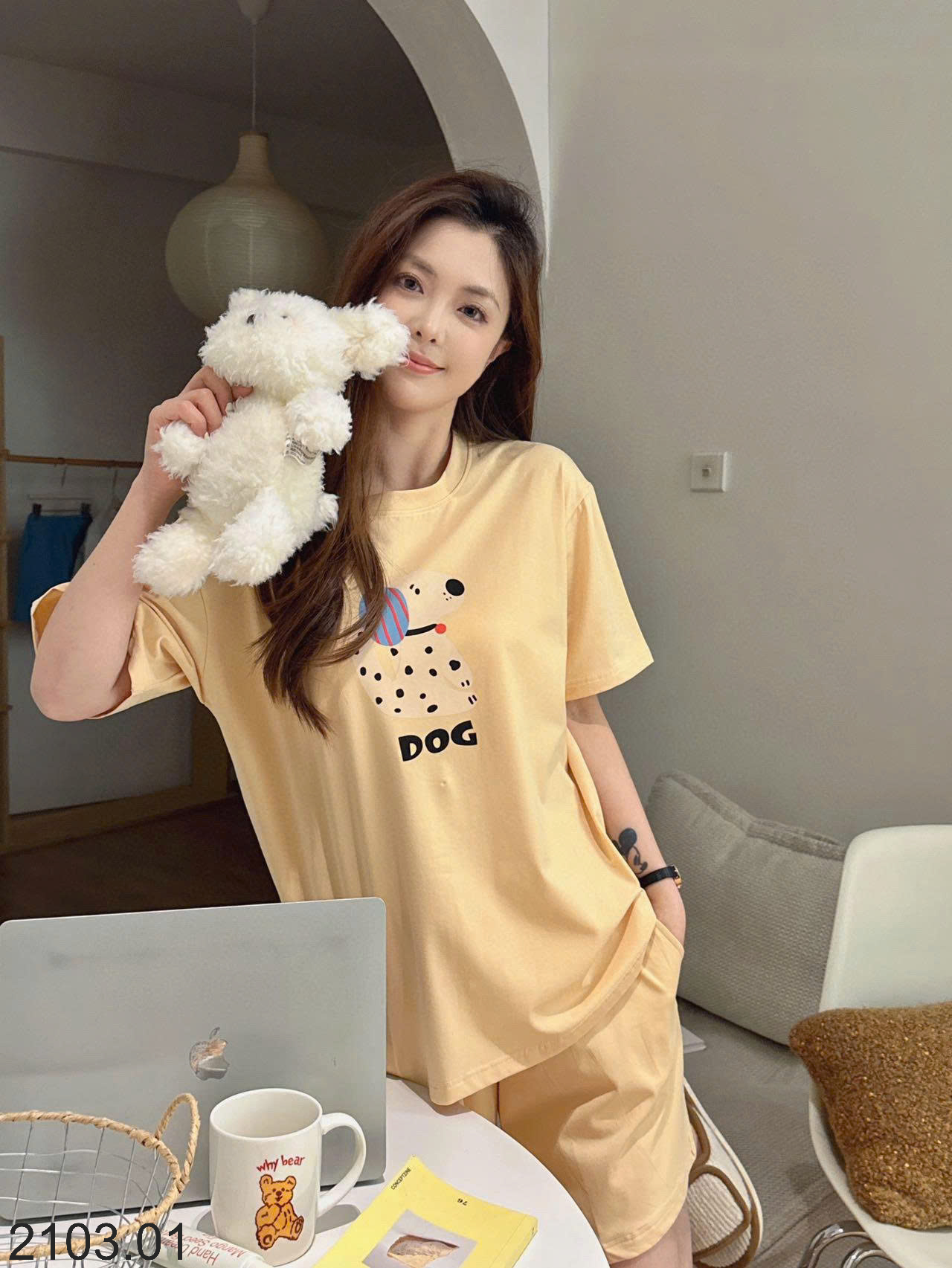 26HA2103.01 - BỘ MẶC NHÀ QUẢNG CHÂU CHO NỮ
