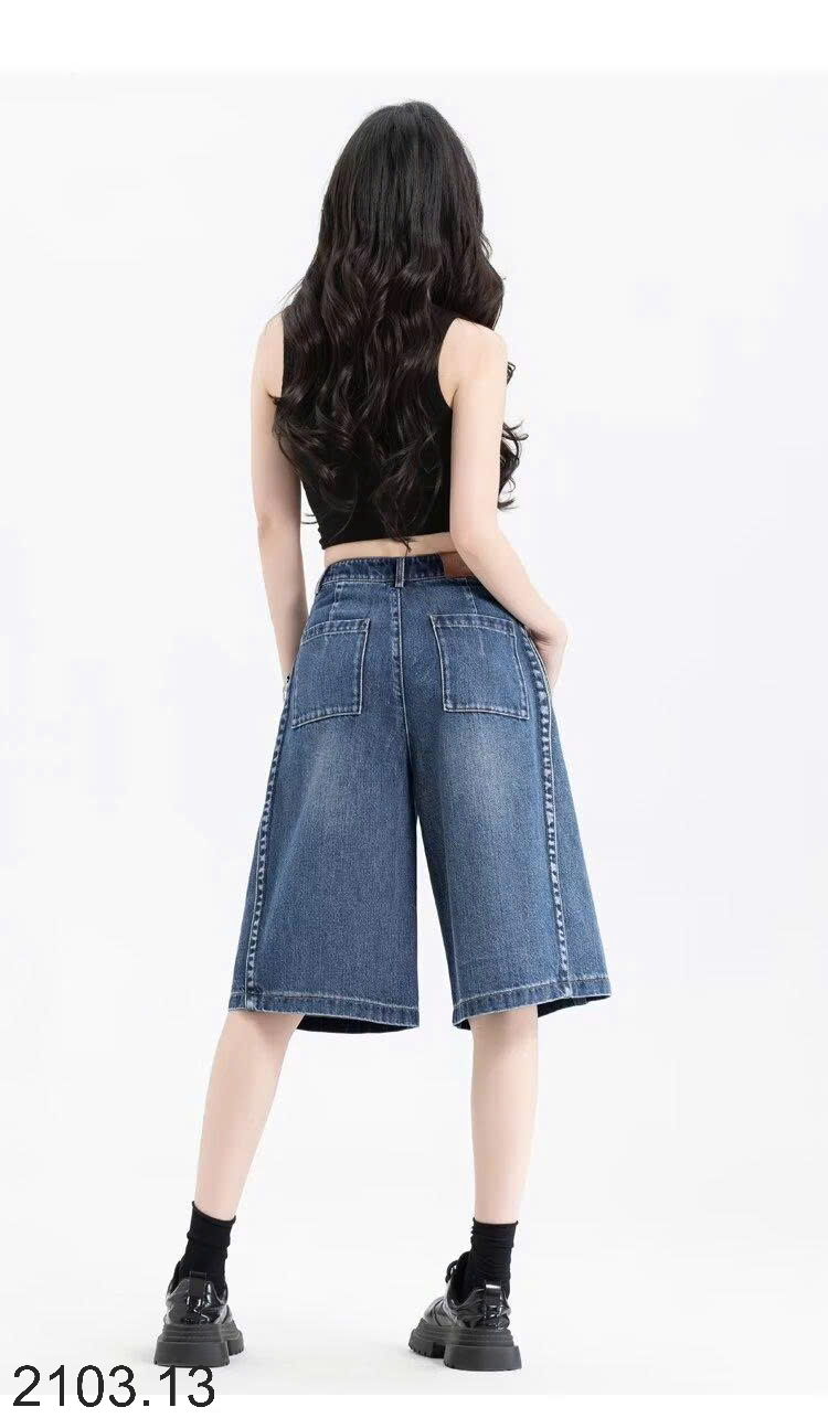 26HA2103.13 - QUẦN SHORT JEAN LỠ