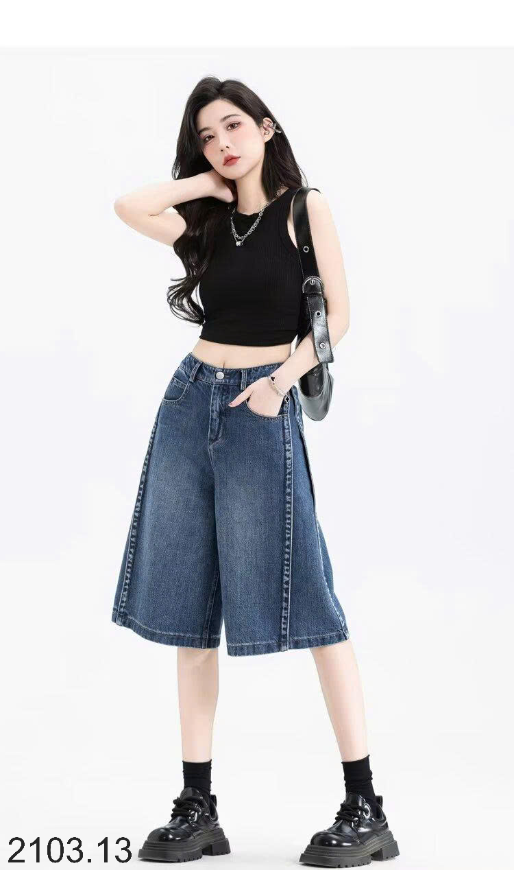 26HA2103.13 - QUẦN SHORT JEAN LỠ