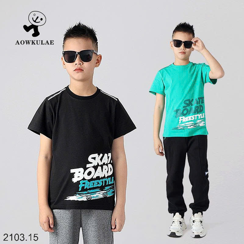 26HA2103.15 - ÁO THUN BÉ TRAI AKL SIZE ĐẠI