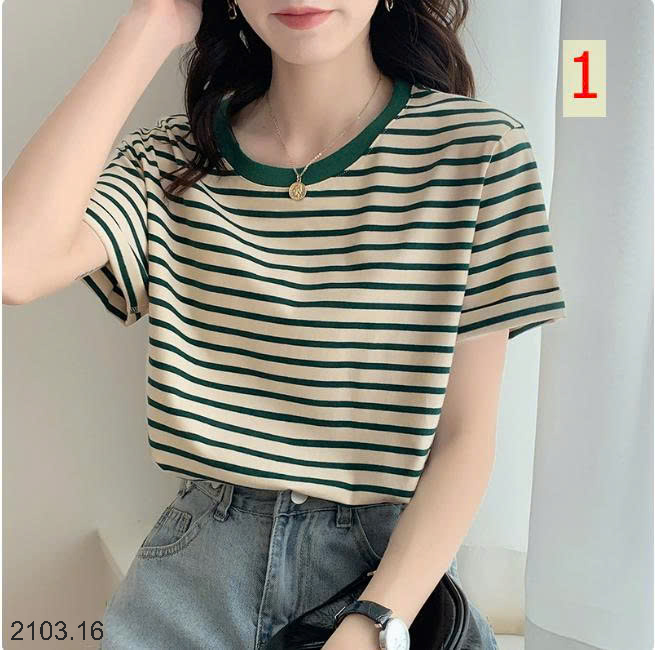 26HA2103.16 - ÁO PHÔNG KẺ NỮ