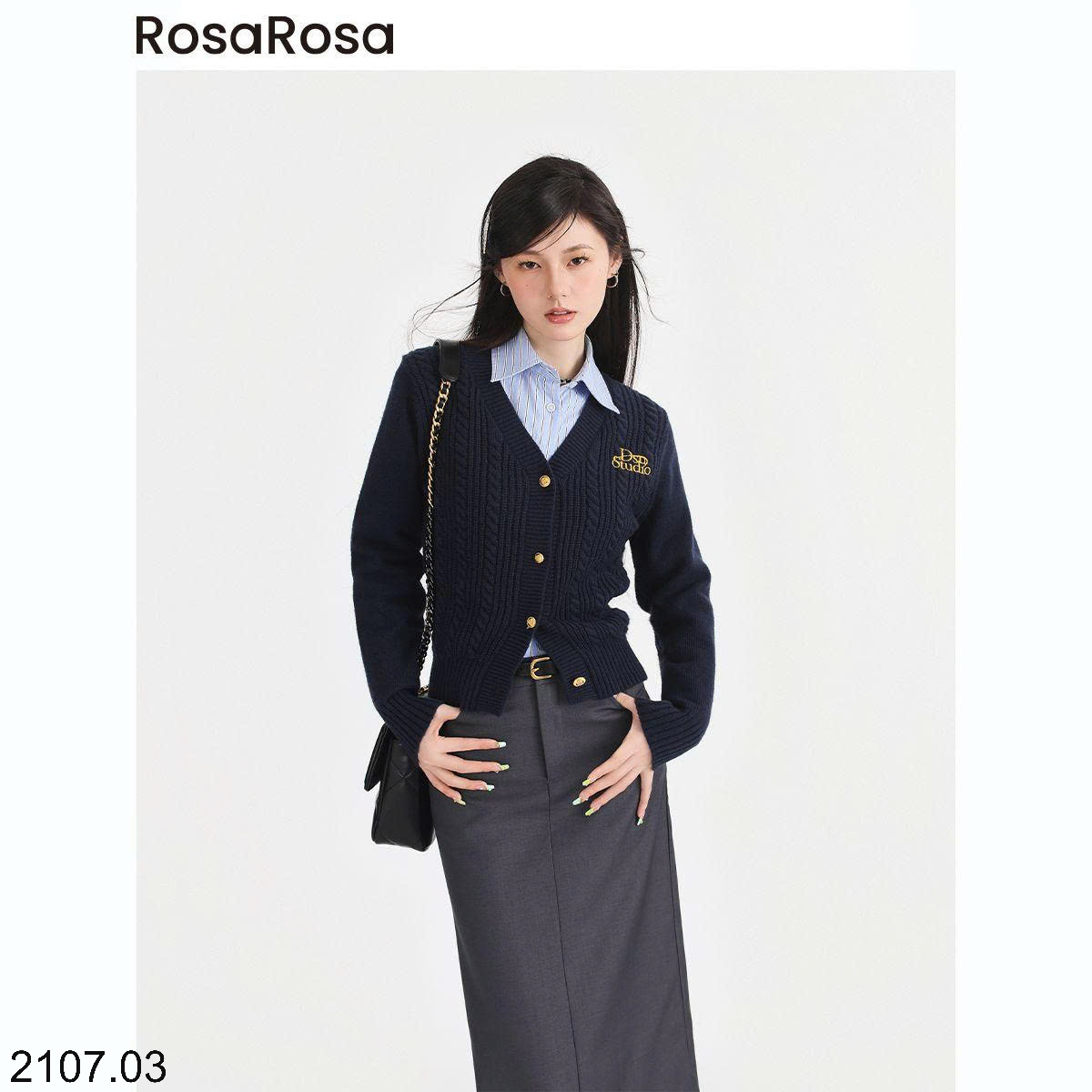 26HA2107.03 - ÁO LEN CARDIGAN DESSU