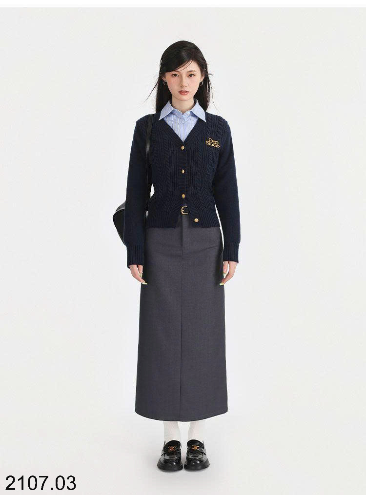 26HA2107.03 - ÁO LEN CARDIGAN DESSU