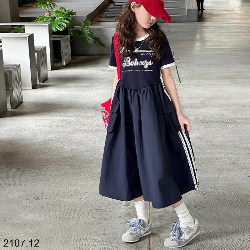 26HA2107.12 - ĐẦM BÉ GÁI SIZE ĐẠI