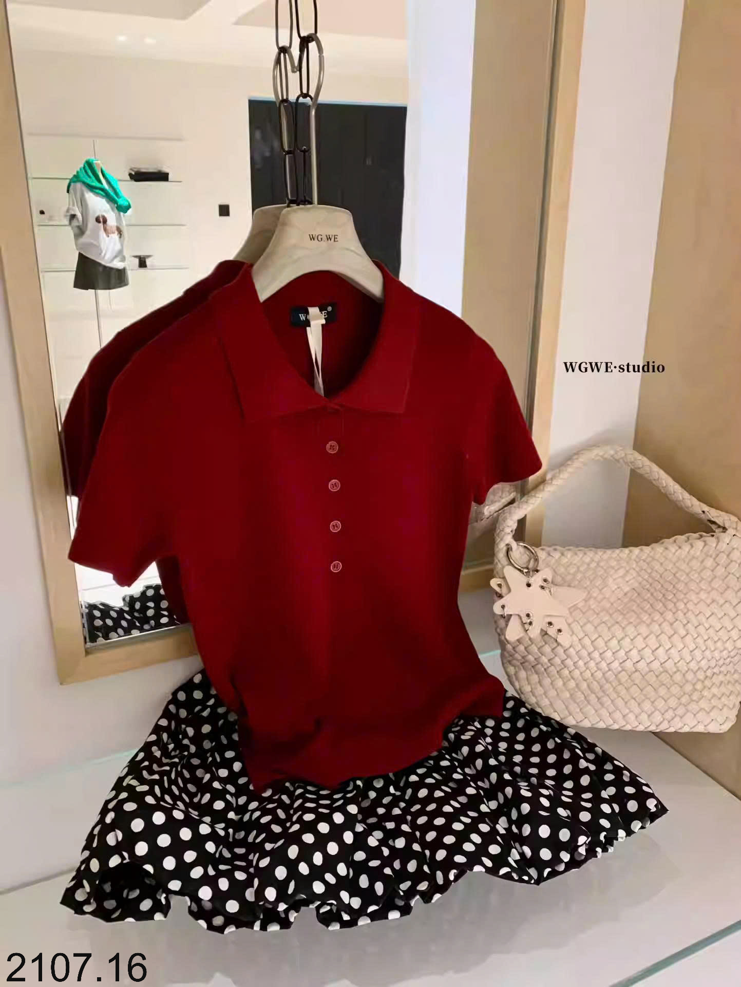 26HA2107.16 - ÁO THUN DÁNG POLO WGWE