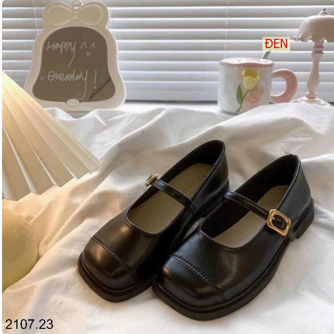 26HA2107.23 - GIÀY MARRY JANE ĐẾ BẰNG BÉ GÁI