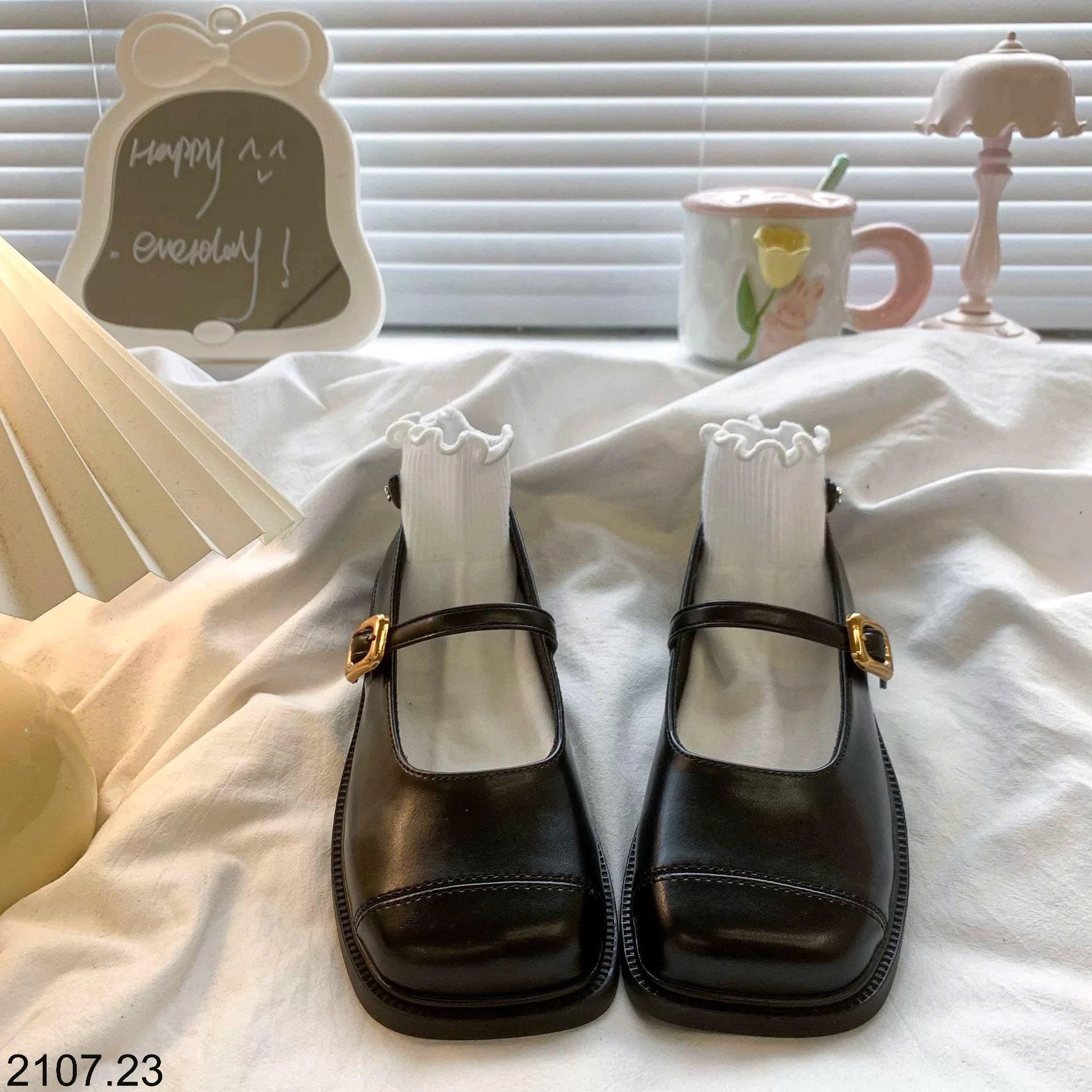 26HA2107.23 - GIÀY MARRY JANE ĐẾ BẰNG BÉ GÁI