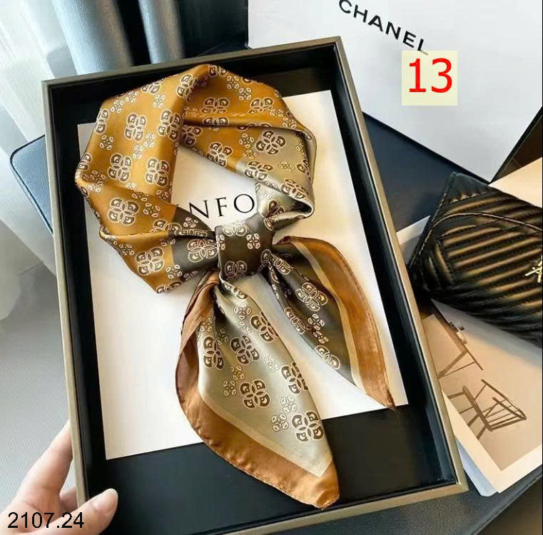 26HA2107.24 - SET 2 KHĂN LỤA PHỤ KIỆN