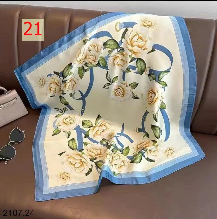 26HA2107.24 - SET 2 KHĂN LỤA PHỤ KIỆN