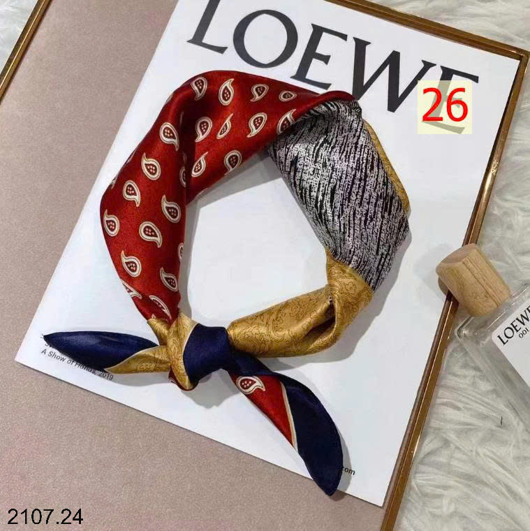 26HA2107.24 - SET 2 KHĂN LỤA PHỤ KIỆN