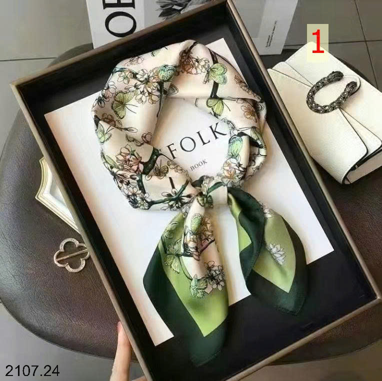 26HA2107.24 - SET 2 KHĂN LỤA PHỤ KIỆN
