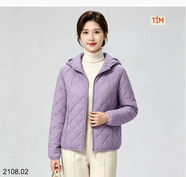 26HA2108.02 - ÁO KHOÁC MŨ TRÙM ĐẦU CHO NỮ