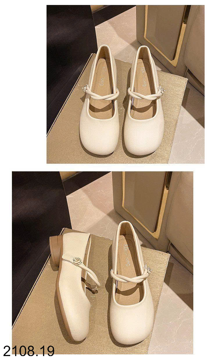 26HA2108.19 - GIÀY MARRY JANE ĐẾ THẤP CHO NỮ