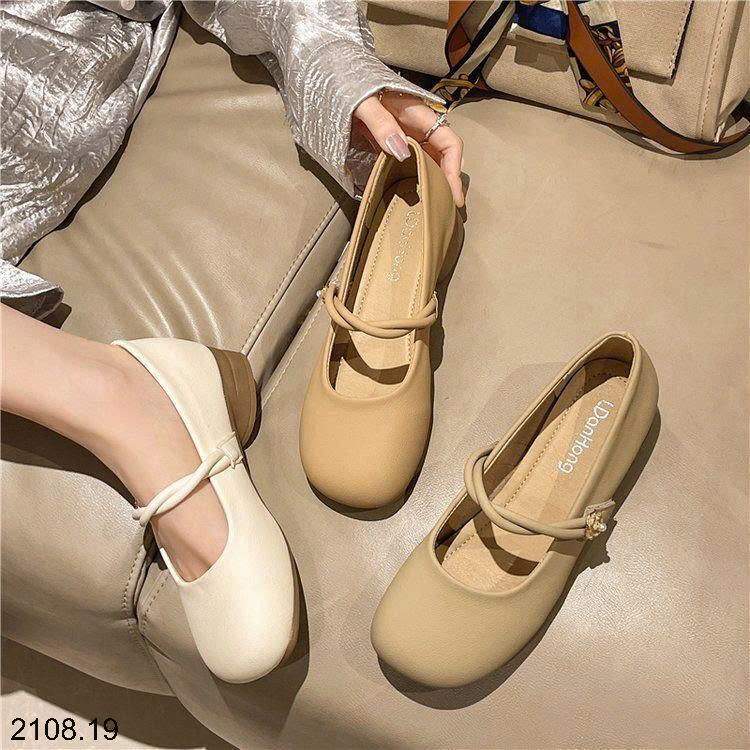 26HA2108.19 - GIÀY MARRY JANE ĐẾ THẤP CHO NỮ