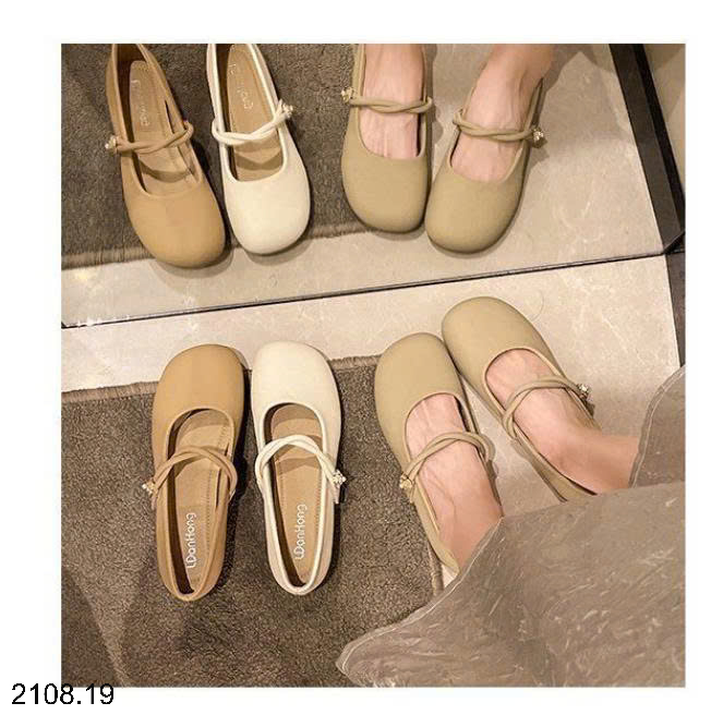26HA2108.19 - GIÀY MARRY JANE ĐẾ THẤP CHO NỮ