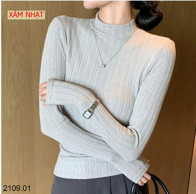 26HA2109.01 - ÁO GIỮ NHIỆT DỆT KIM MỎNG