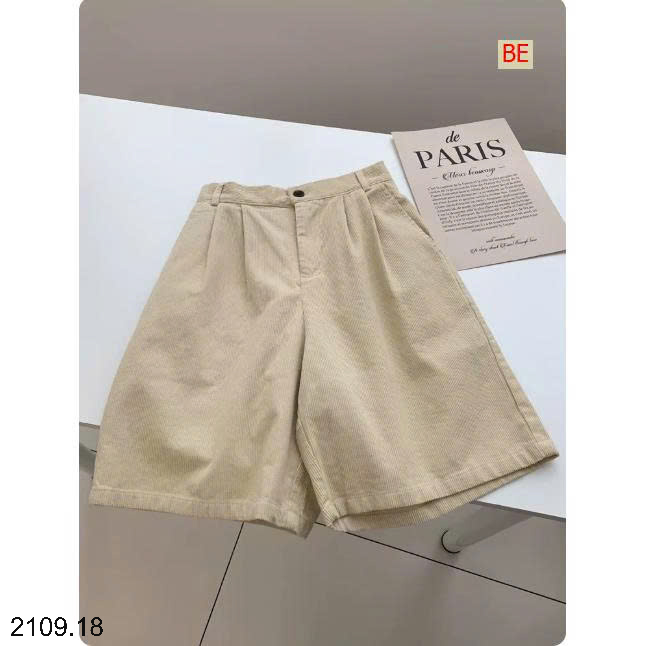 26HA2109.18 - QUẦN SHORT NHUNG TĂM CHO NỮ