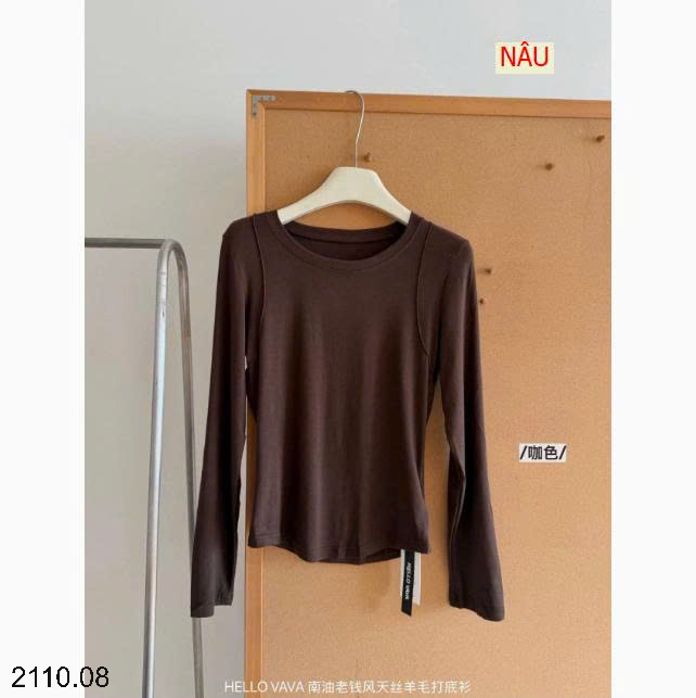 26HA2110.08 - ÁO THUN DÀI TAY NỮ HELLO VAVA
