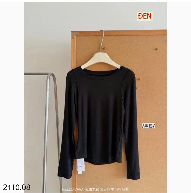 26HA2110.08 - ÁO THUN DÀI TAY NỮ HELLO VAVA