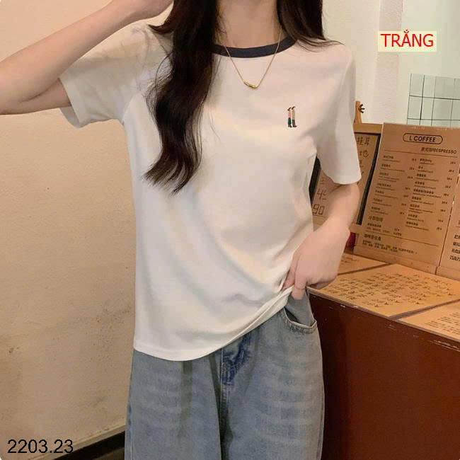 26HA2203.23 - ÁO THUN CỘC TAY NỮ