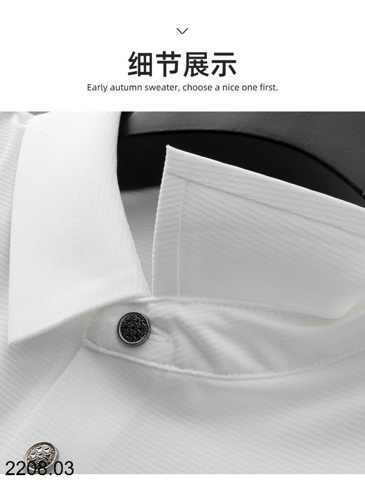 26HA2208.03 - ÁO POLO NGẮN TAY LỤA BĂNG NAM QCCC