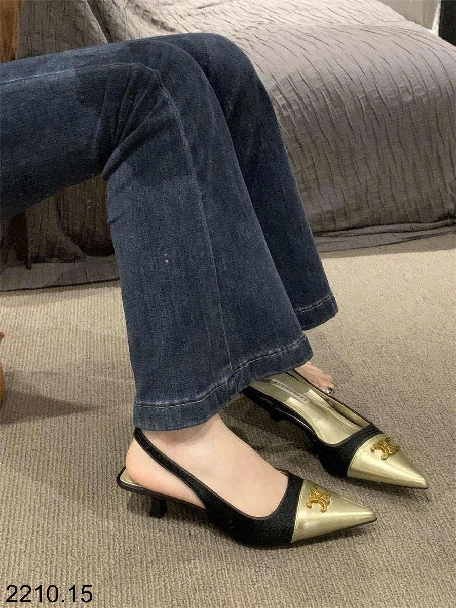 26HA2210.15 - GIÀY SANDAL CHANEL MŨI NHỌN