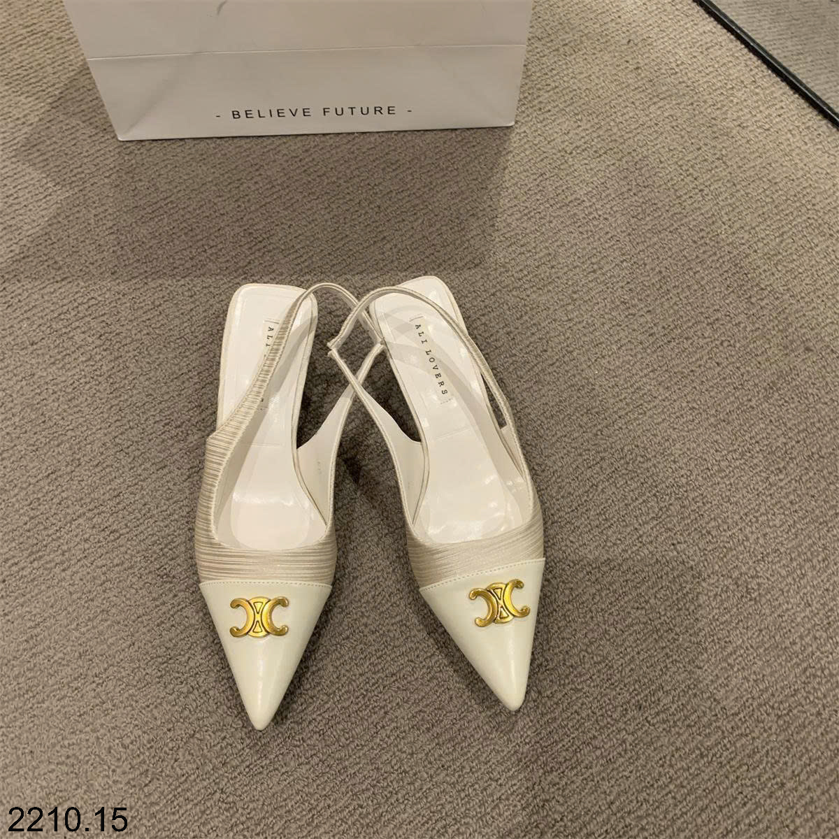 26HA2210.15 - GIÀY SANDAL CHANEL MŨI NHỌN