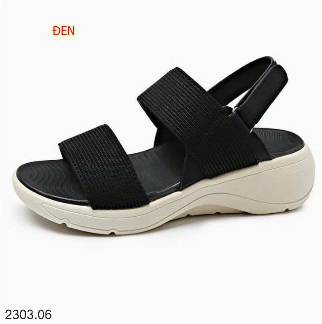 26HA2303.06 - SANDAL QUAI CHUN ĐẾ DÀY CHO NỮ
