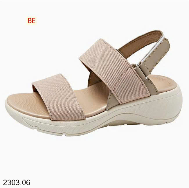 26HA2303.06 - SANDAL QUAI CHUN ĐẾ DÀY CHO NỮ
