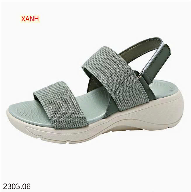 26HA2303.06 - SANDAL QUAI CHUN ĐẾ DÀY CHO NỮ