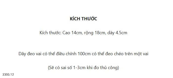 26HA2303.13 - TÚI XÁCH NỮ