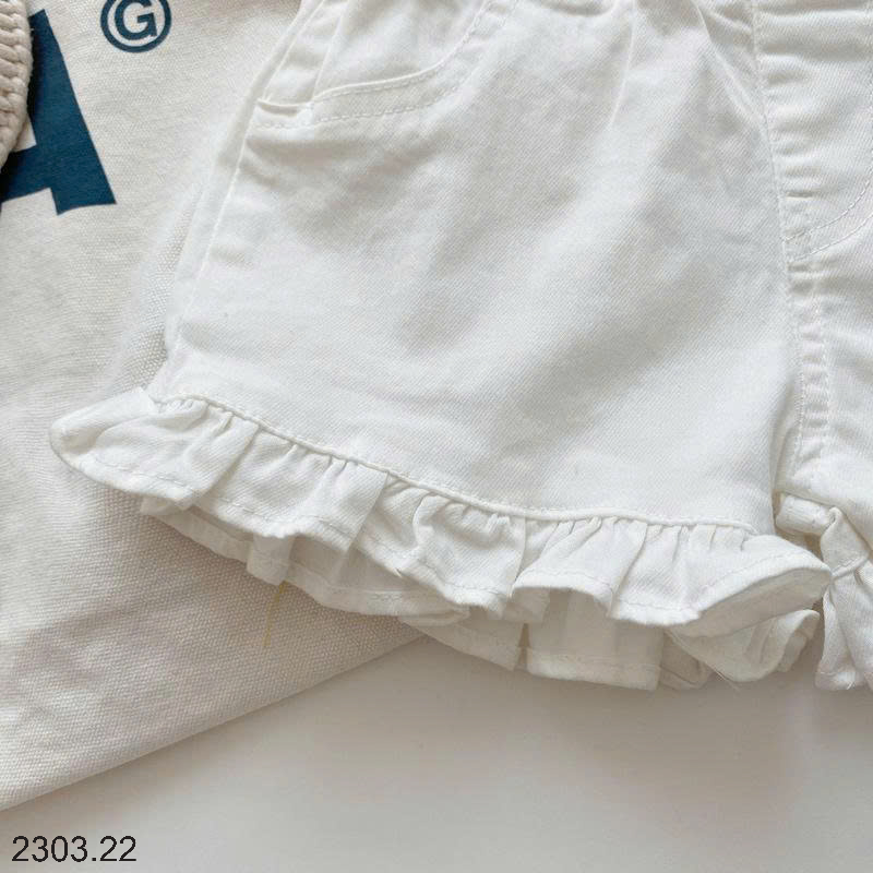 26HA2303.22 - QUẦN SHORT DEMIN 2 MÀU BÉ GÁI