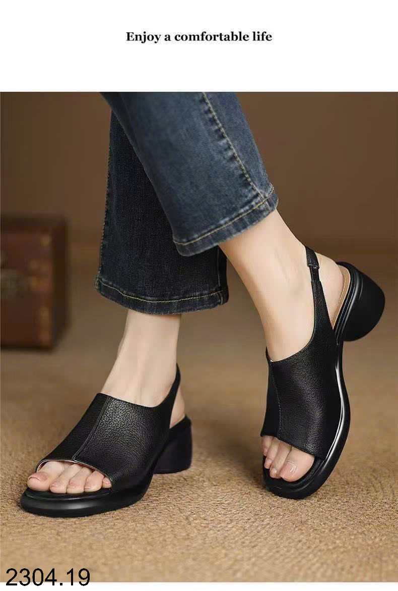 26HA2304.19 - SANDAL DA CHO NỮ