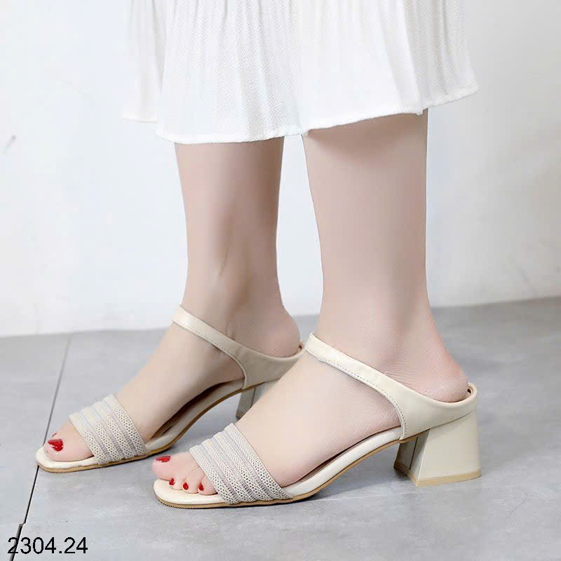26HA2304.24 - SANDAL QUAI LƯỚI CHO NỮ