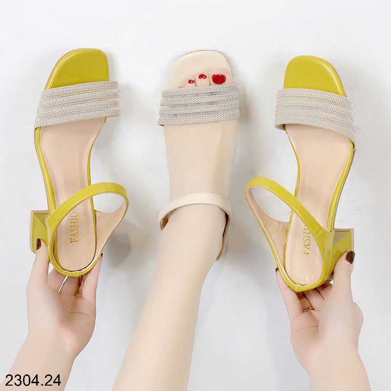26HA2304.24 - SANDAL QUAI LƯỚI CHO NỮ