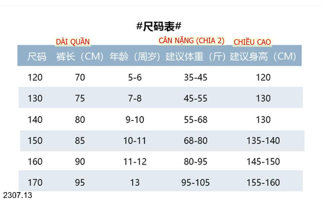 26HA2307.13 - QUẦN JEAN THÊU TIM SIZE ĐẠI BÉ GÁI